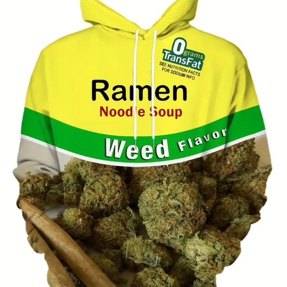 Men’s Ramen noodle hoodie 4X new - Picture 2 of 5